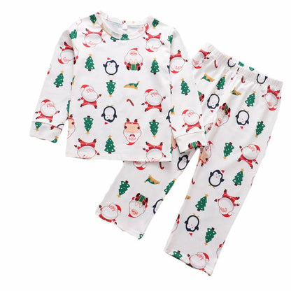 The Christmas Penguin Romper Family Pajama Set