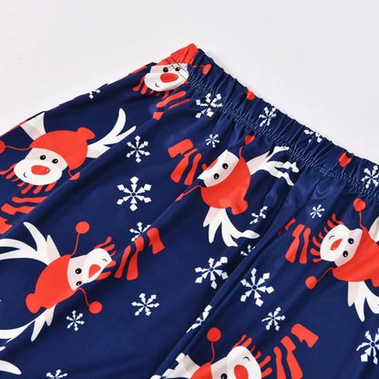 Cartoon Deer Festival Matching Sleepwear Set