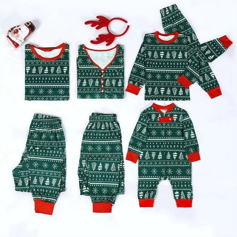 Christmas Tree Pajamas Set