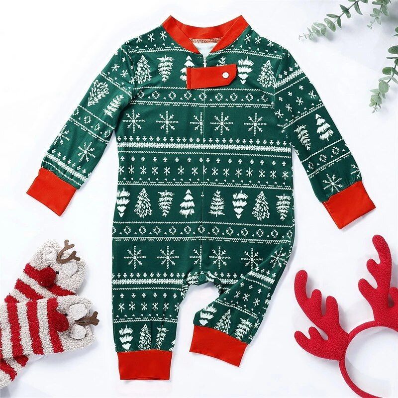 Christmas Tree Pajamas Set