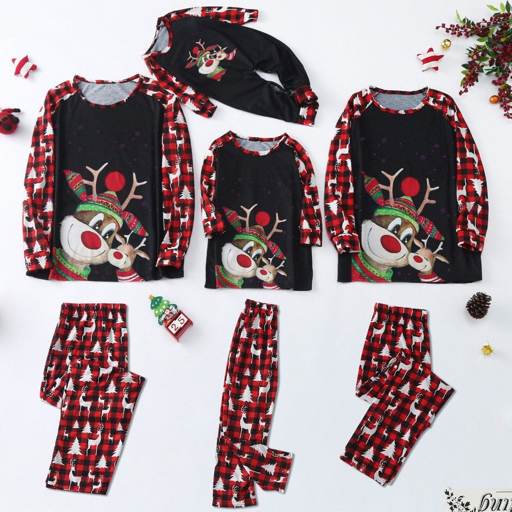 Christmas Deer Print Family Pajama Set