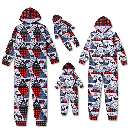 The Christmas Mountain Family Pajama Jumpsuit Baby