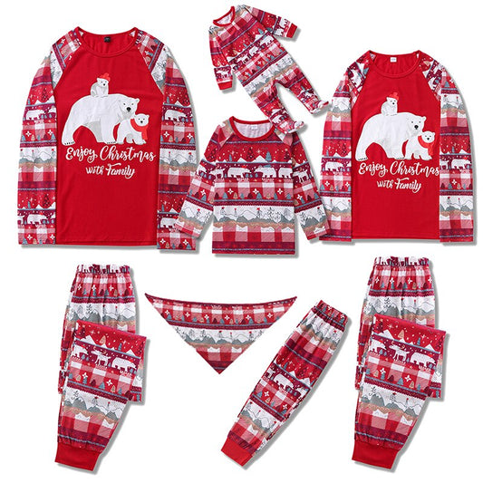 The Christmas Bears Family Pajama Jumpsuit Dog