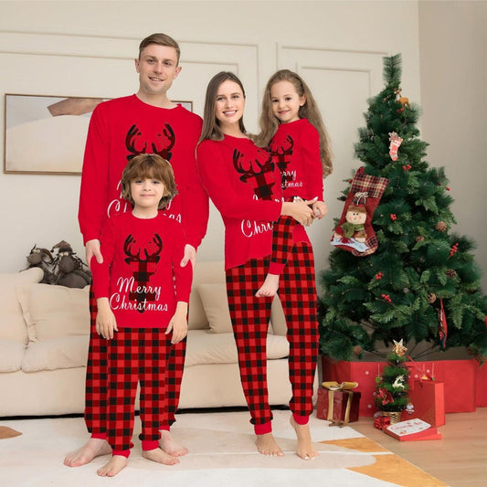 The Holiday Season Family Coordinated Pajama Set Red